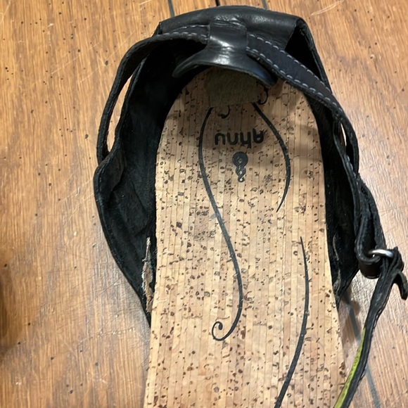 Ahnu Karma Flat Black Leather Maryjane Shoe Womens Size 11 - Picture 2 of 7